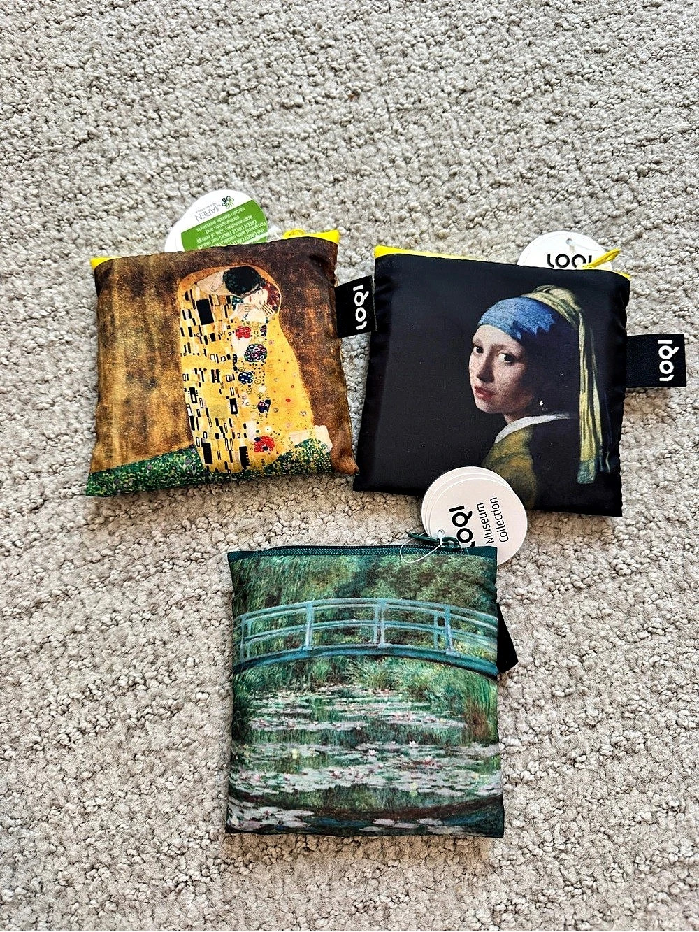LOQI Tote Bags museum collection  NWT